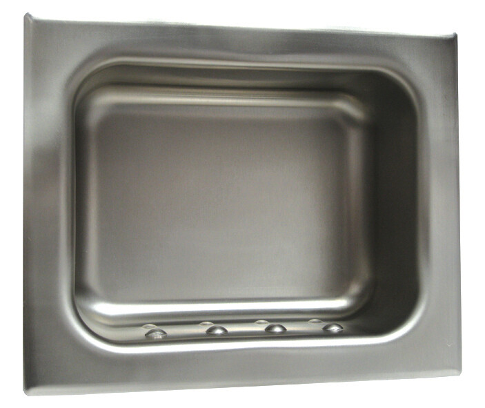 Recessed Heavy Duty Soap Dish SS