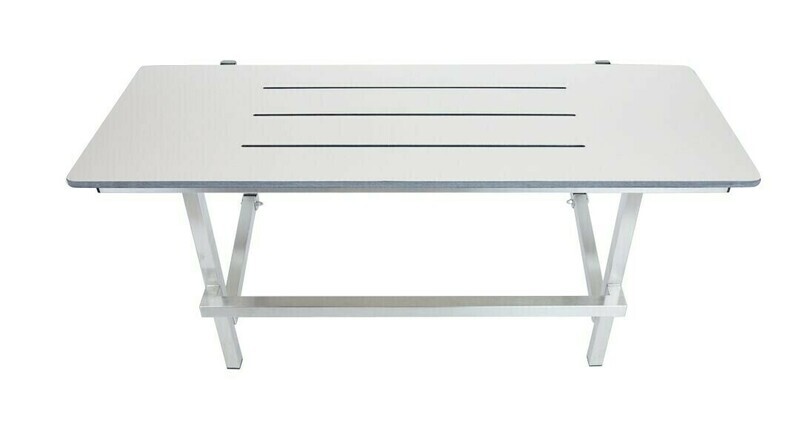 Folding Disabled Shower Seat w/Legs - Phenolic Top