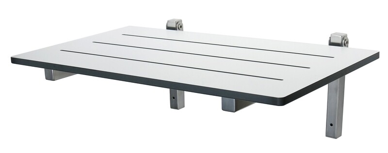 Folding Shower Seat (600mm W x 400mm H) Compact Laminate