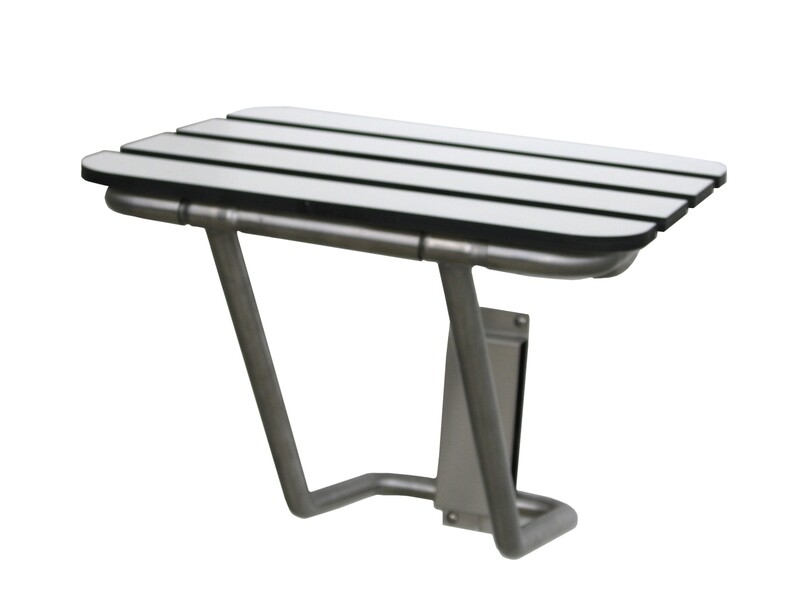 Folding Shower Seat (457mm W x 394mm D) Compact Laminate