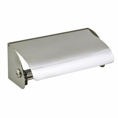 Lockable Hooded Double Toilet Roll Holder SSS