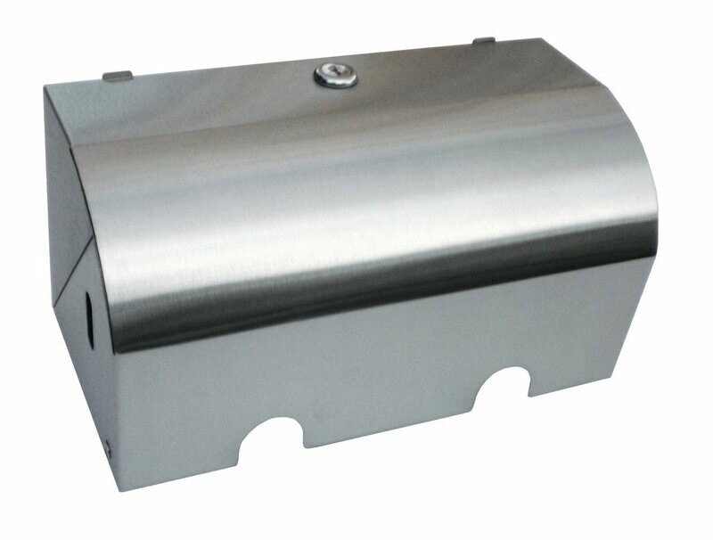 Lockable Double Toilet Roll Holder SSS
