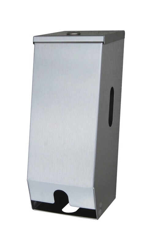 Dual Line Toilet Roll Dispenser SS