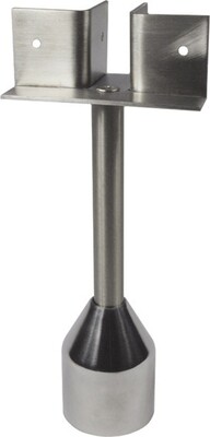 T Piece Stainless Steel Adjustable Leg 150mm