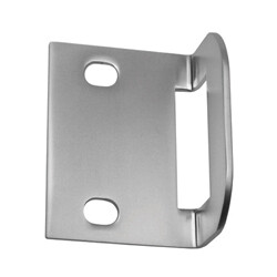 Satin Chrome Bolt Through Staple 35mm