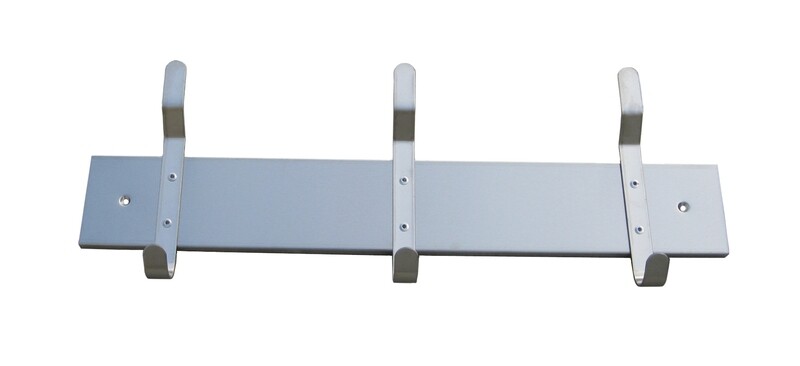 Utility Hook Strip SS 660mm w/3 Hooks