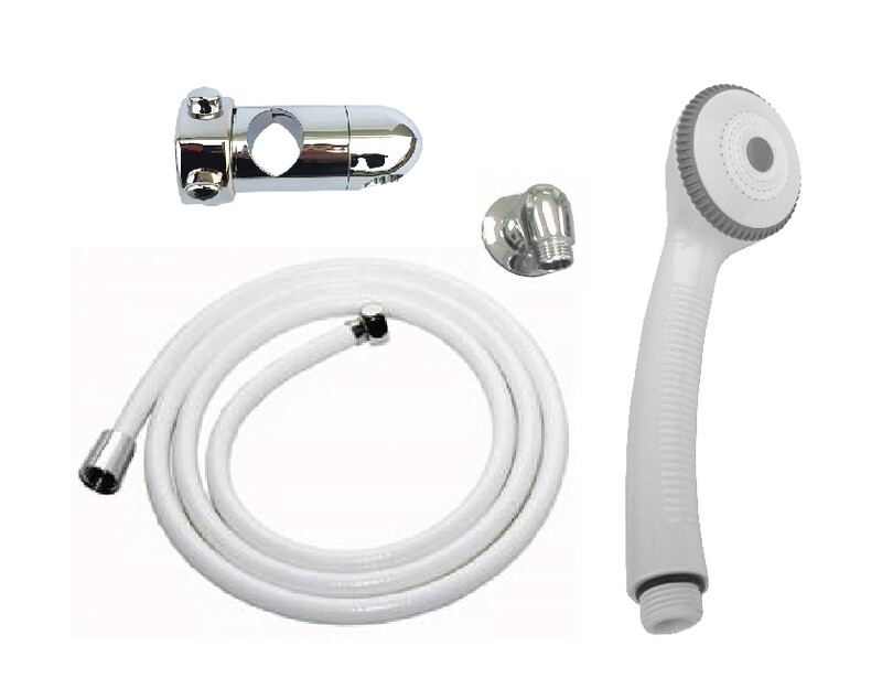 Shower Kit (For Disabled Rail) - White