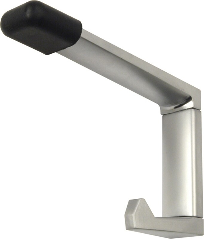 Satin Chrome Hat & Coat Hook Concealed Fix