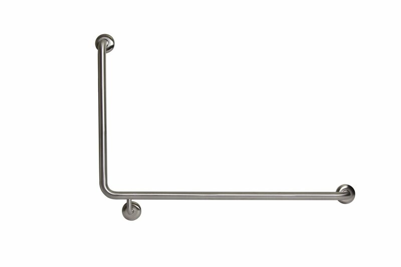 Handicap Grab Rail RH Stainless Steel Concealed Fix