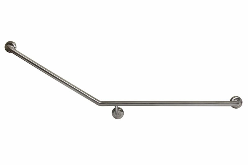 RH Toilet Grab Rail - 40 Deg.