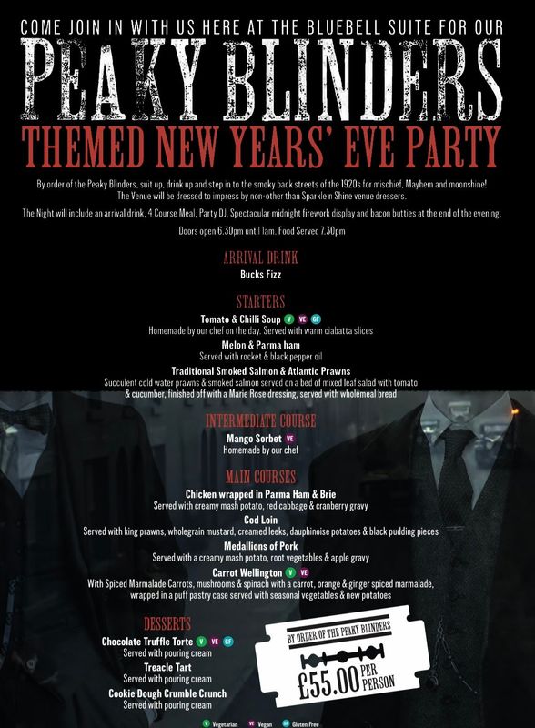 Peaky Blinders Themed New Years Eve Party