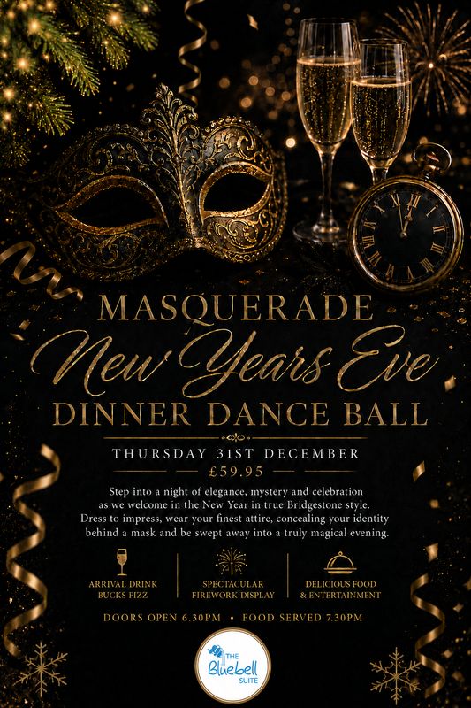 Masquerade Ball New Years Eve Dinner Dance
