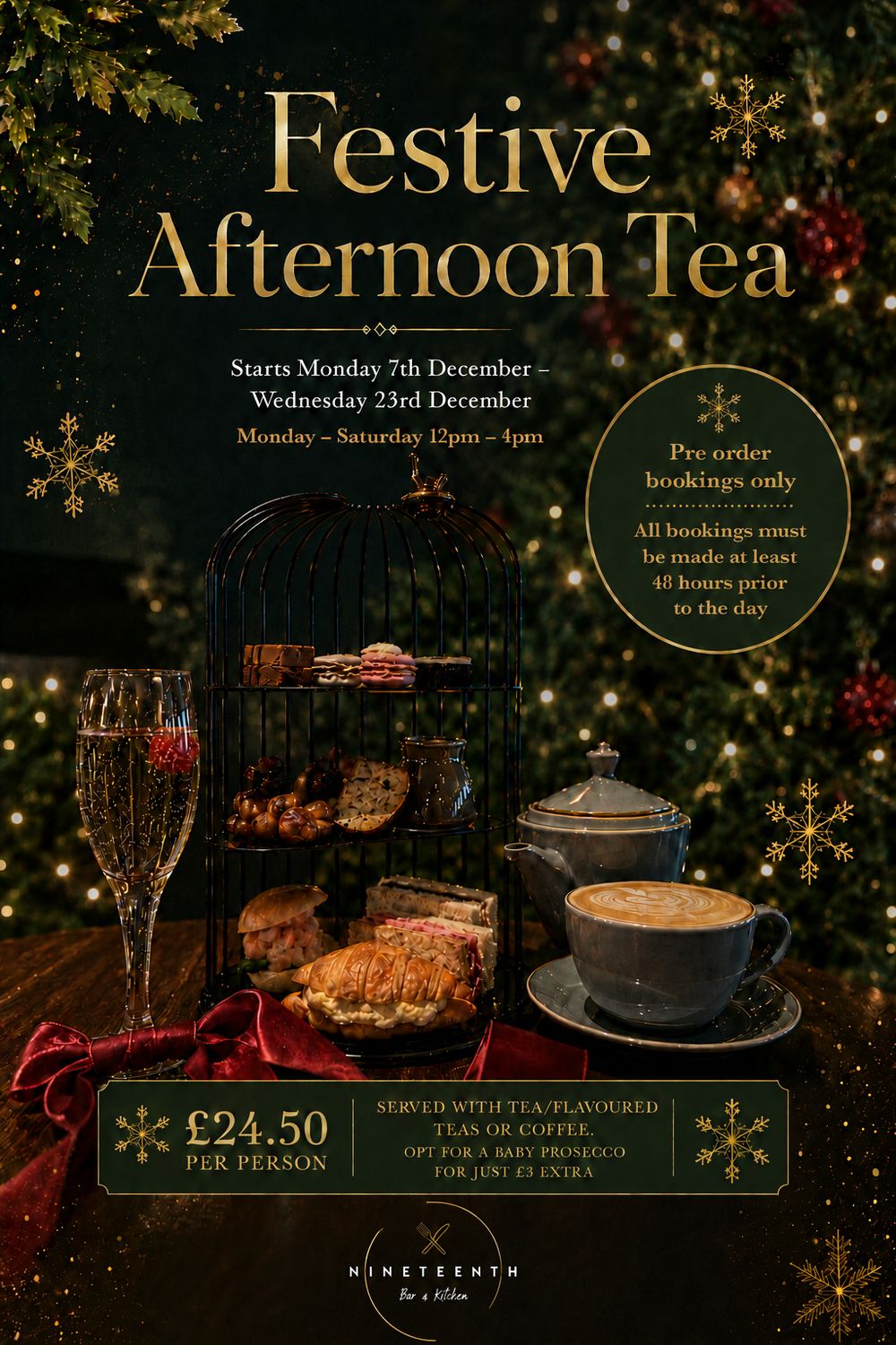 Festive Afternoon Tea