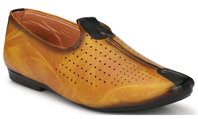 Men&#39;s Casual Ethnic Style Loafer Shoe Tan