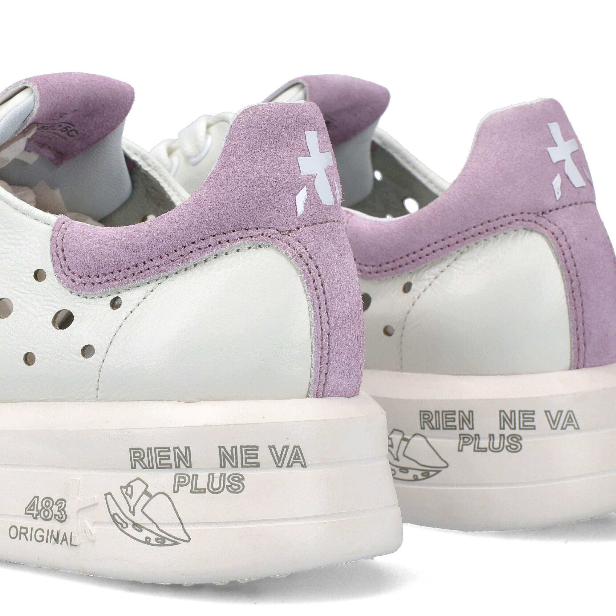 Sneaker conny White/lilac Premiata - Le Follie Shop