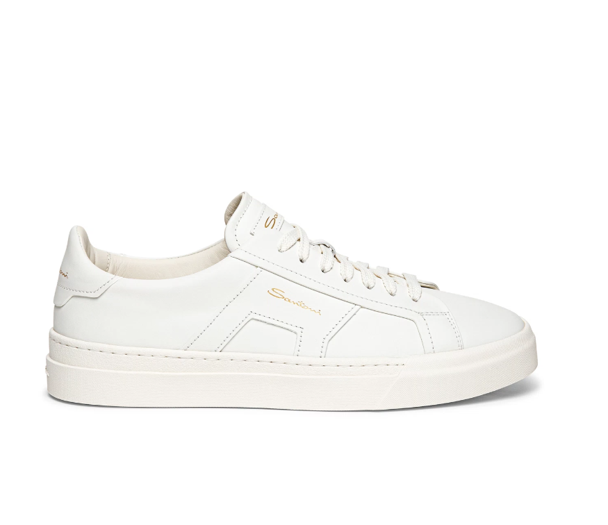 Santoni Double Buckle Sneaker