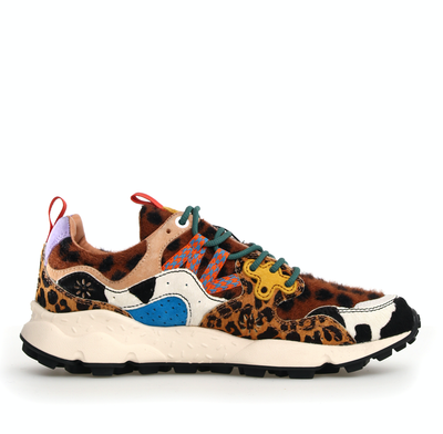 Flower Mountain YAMANO 3 UNI SUEDE/PONY HAIR/FLYINING KNITTING WHITE-BLACK-BEIGE Flower Mountain YAMANO 3 UNI SUEDE/PONY HAIR/FLYINING KNITTING WHITE-BLACK-BEIGE