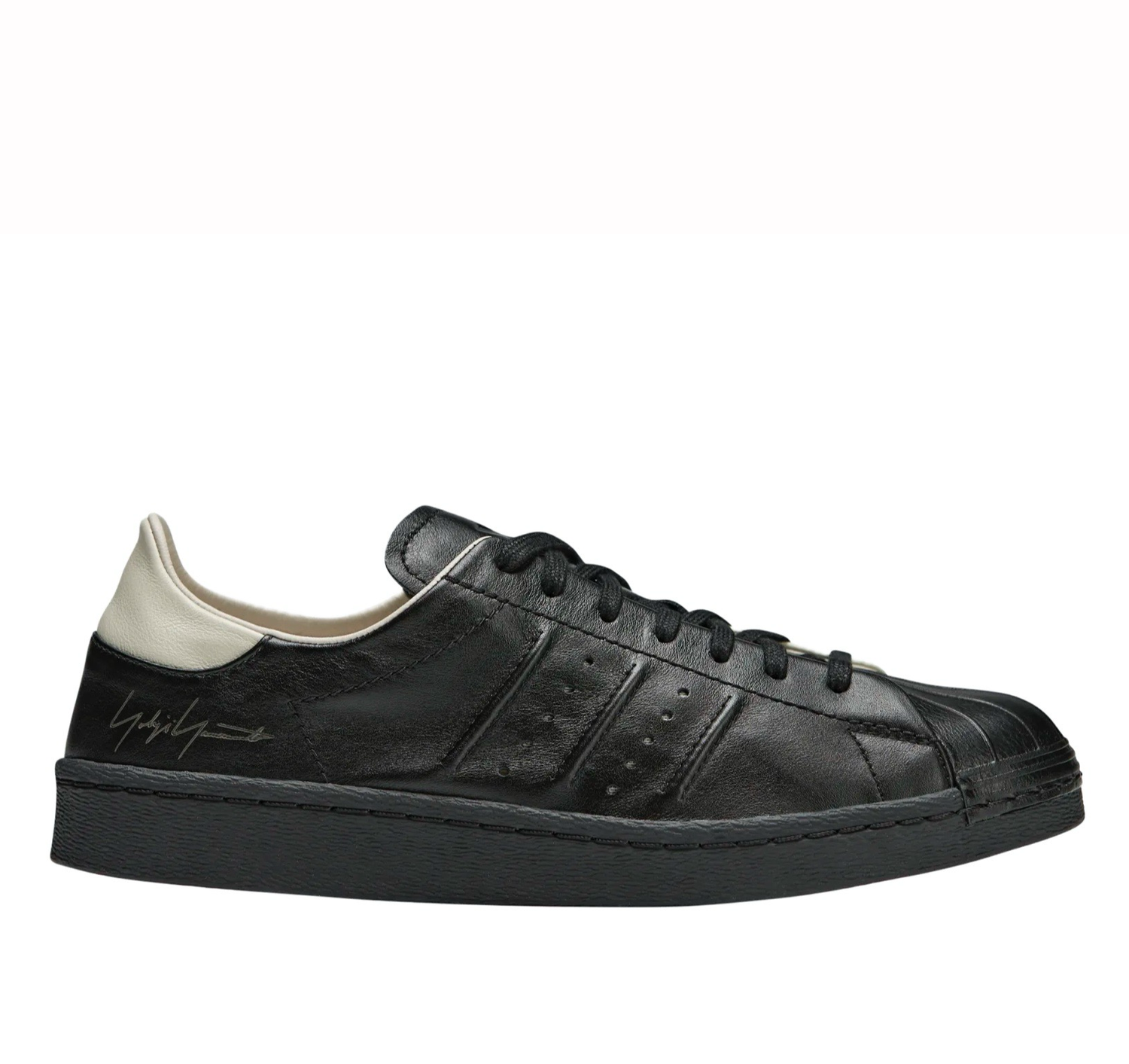Y-3 Superstar Black/Black/Aluminium