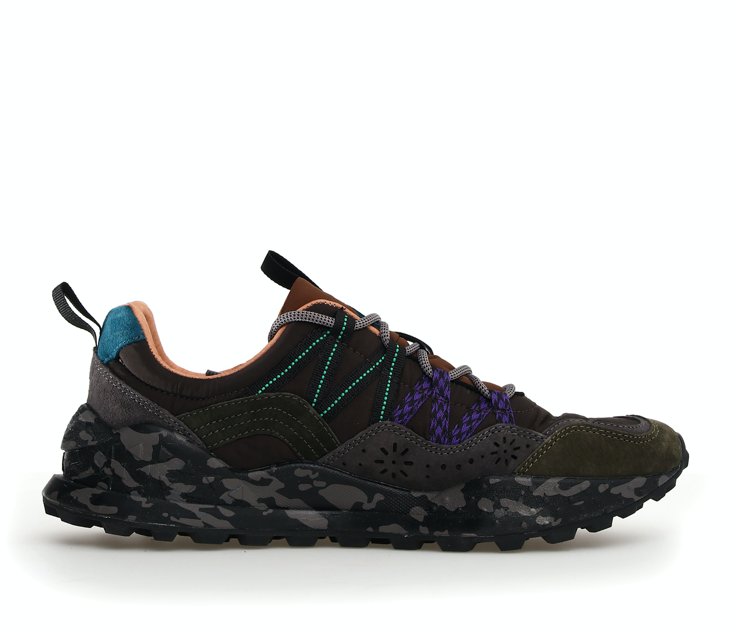 Flower Mountain Washi man anthracite-dark grey-green