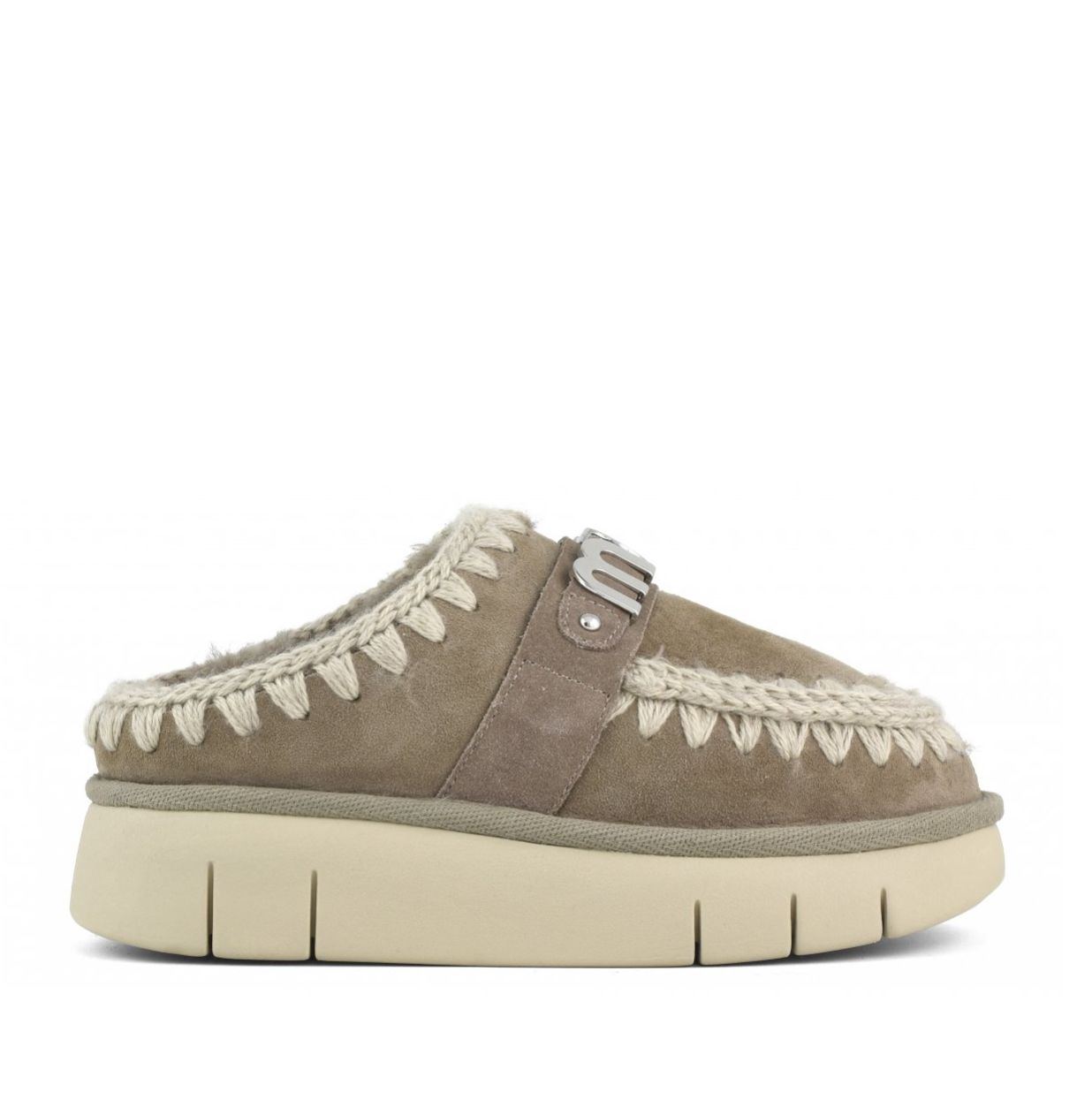 Mou Bounce clog metal logo elgry