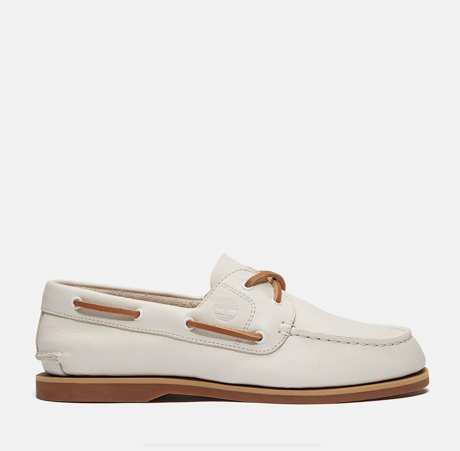 Timberland classic boat shoe natural full grain
