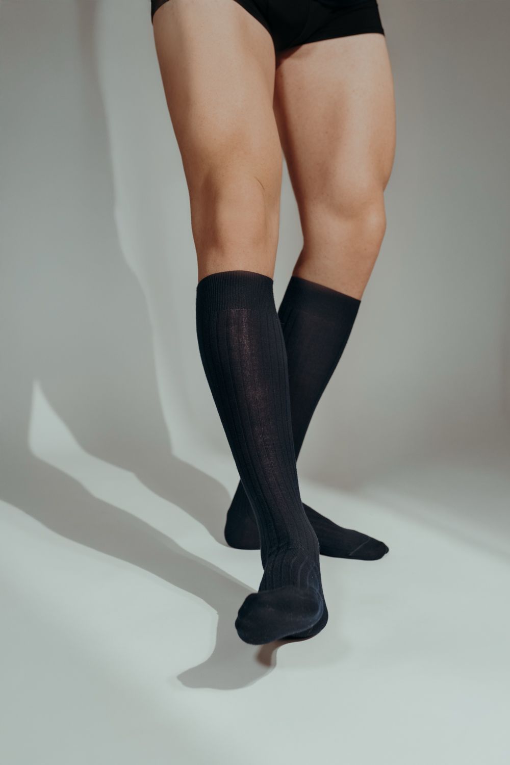 Calzino in Bamboo unisex blu