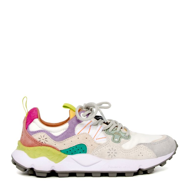 Flower Mountain Yamano 3 woman suede/nylon Light liliac-white