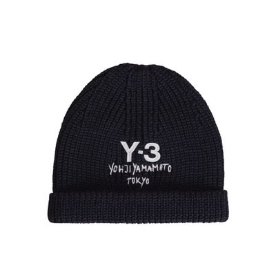 Y-3 Knit Beanie black