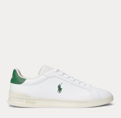 Polo Ralph Lauren Sneaker Heritage Court II in cuoio nappa