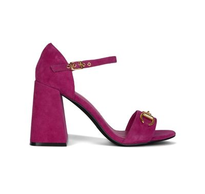 Jeffrey Campbell  Pop-star-b fuchsia gold suede