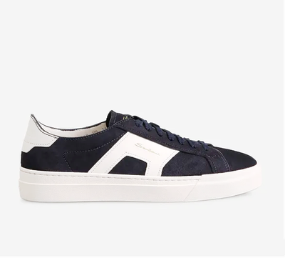Santoni double buckle sneaker