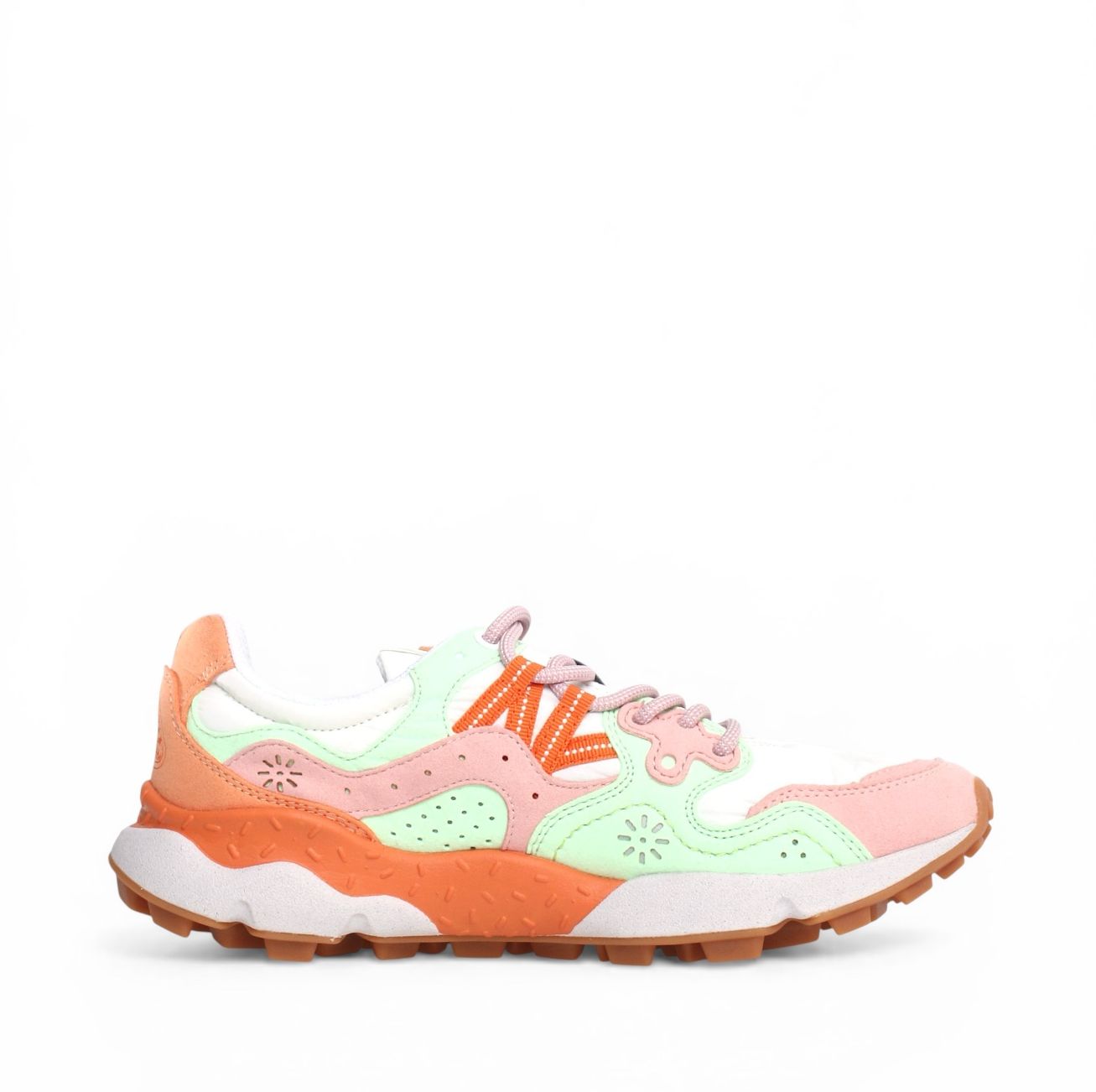 Flower Mountain Yamano 3 Woman Kaiso peach-white-green