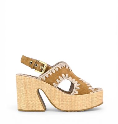 Mou Raffia Platform with backstrap