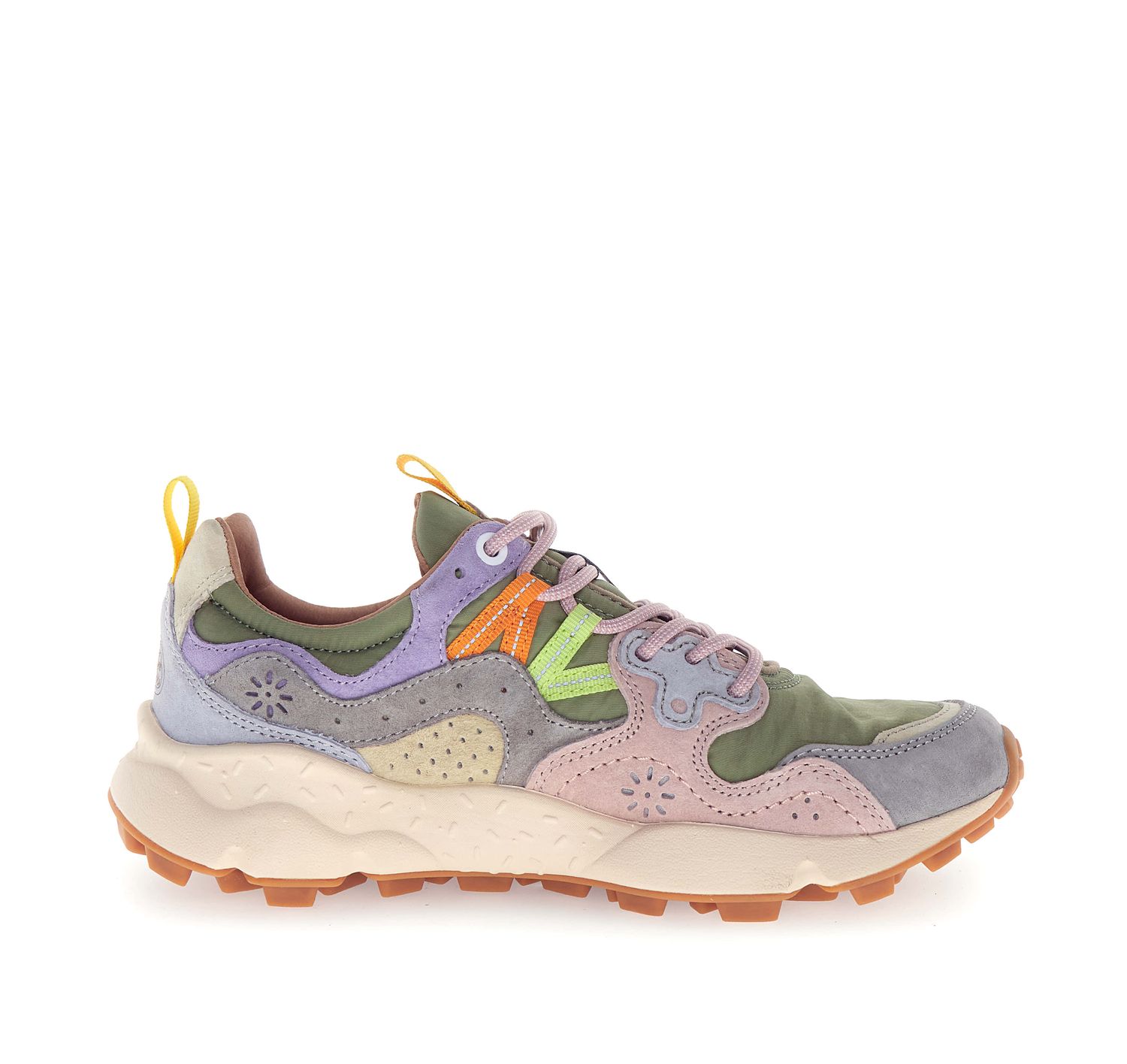 Flower Mountain Yamano 3 woman light grey-militare-cipria