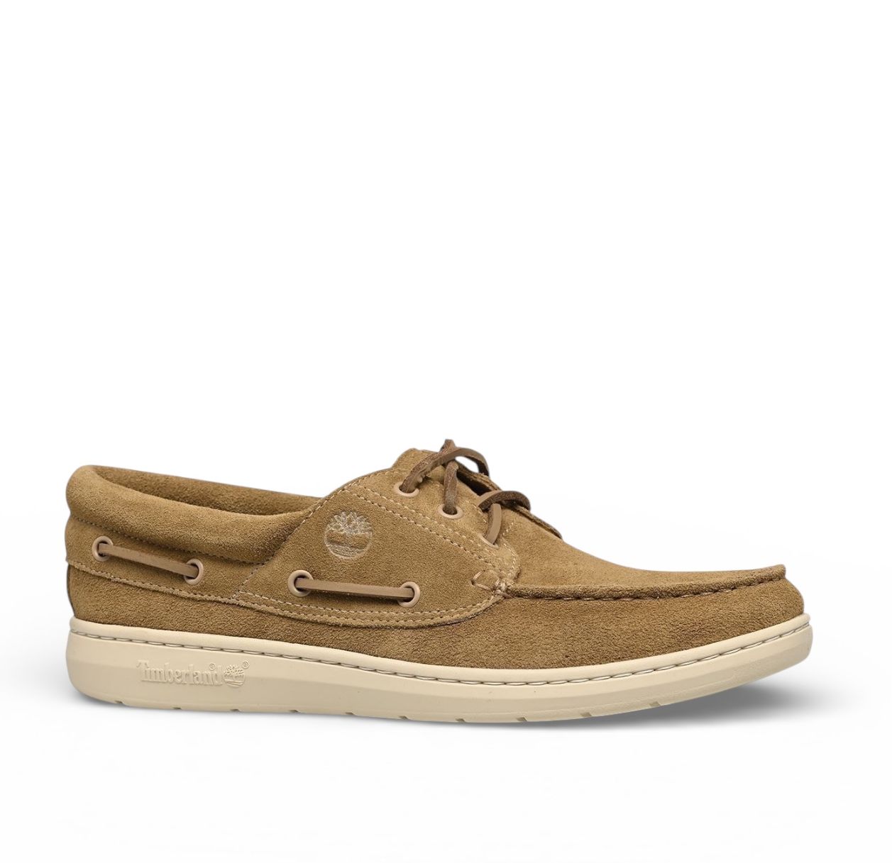 Timberland Portofino pier boat shoe medium beige suede