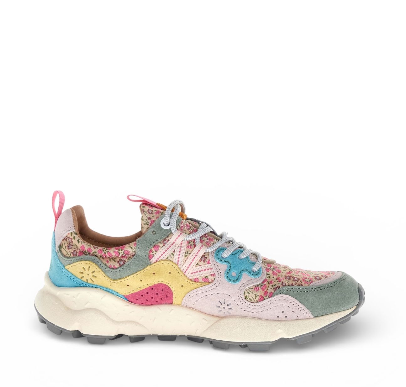 Flower Mountain Yamano 3 woman sage-pink-yellow