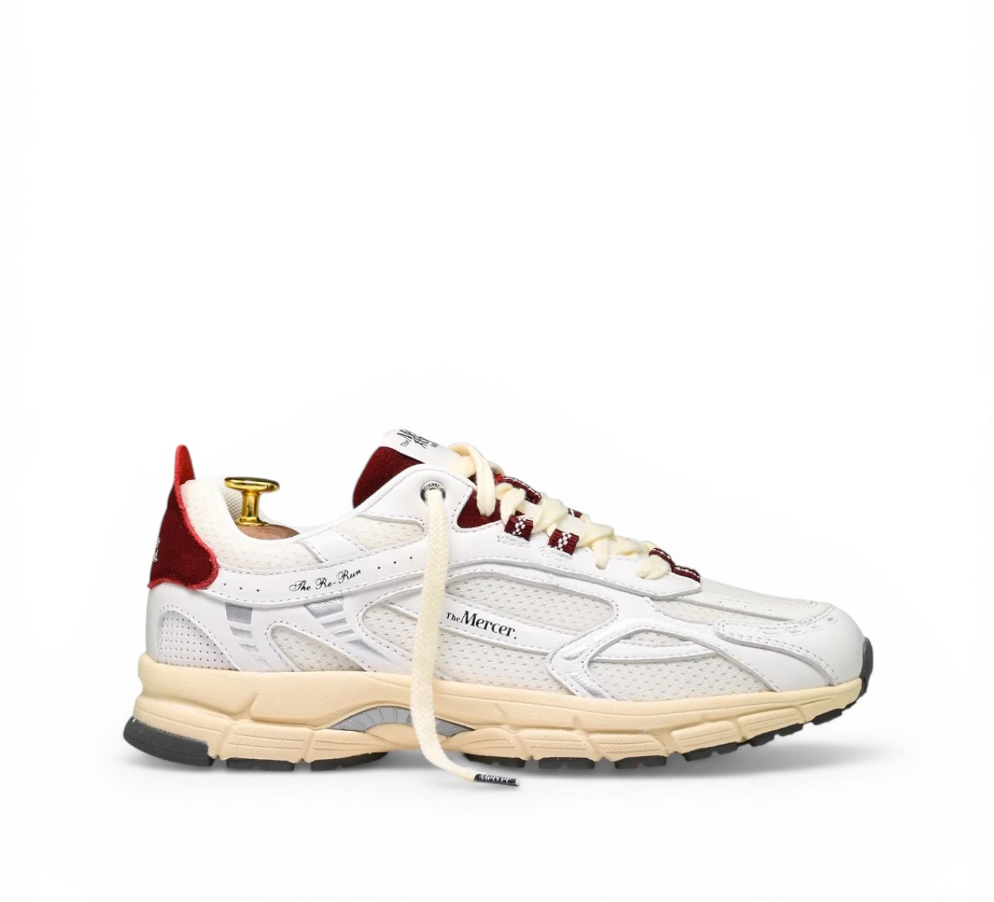 The Mercer brand The Re-Run Vintage nappa white/red