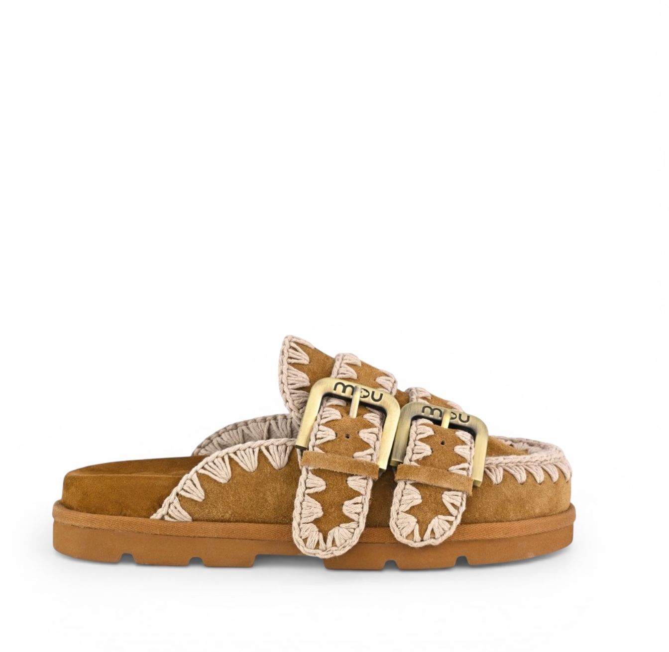 Mou Low bio sabot two-buckles