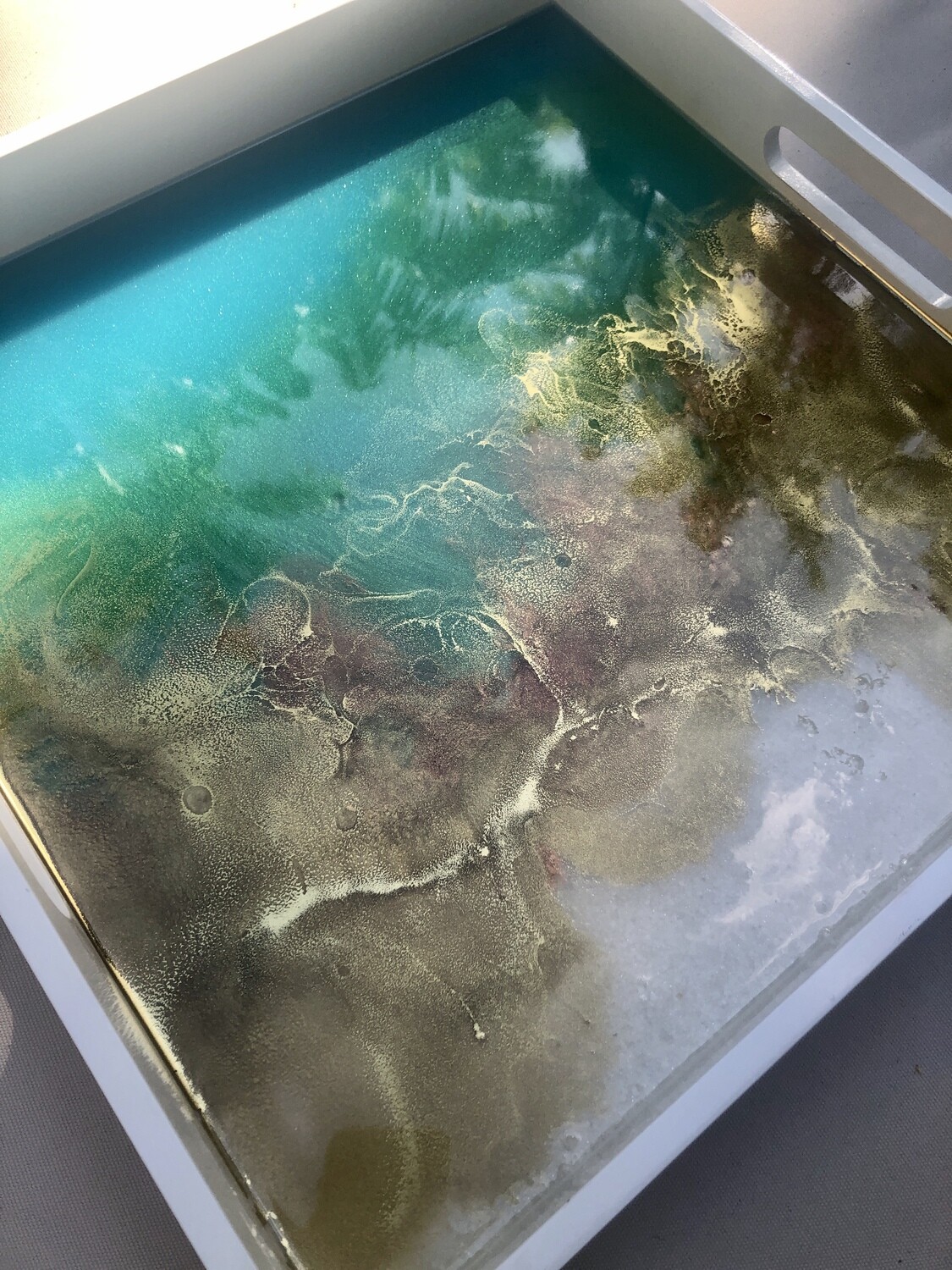 Square White Tray #1