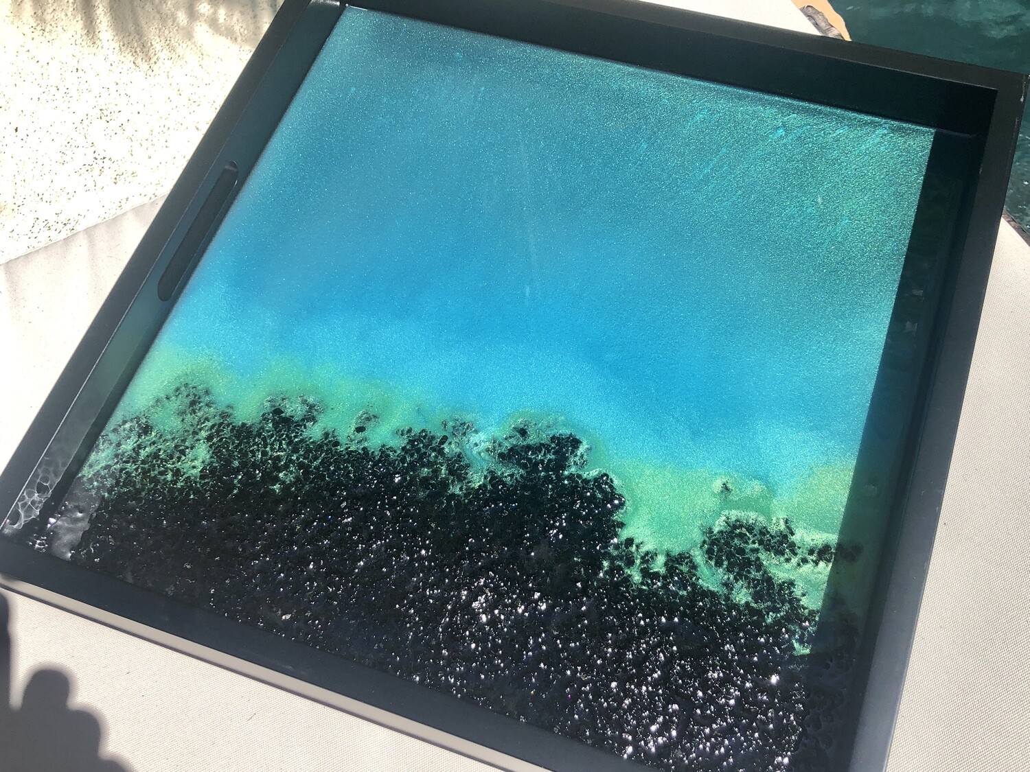 Square Black Tray #1