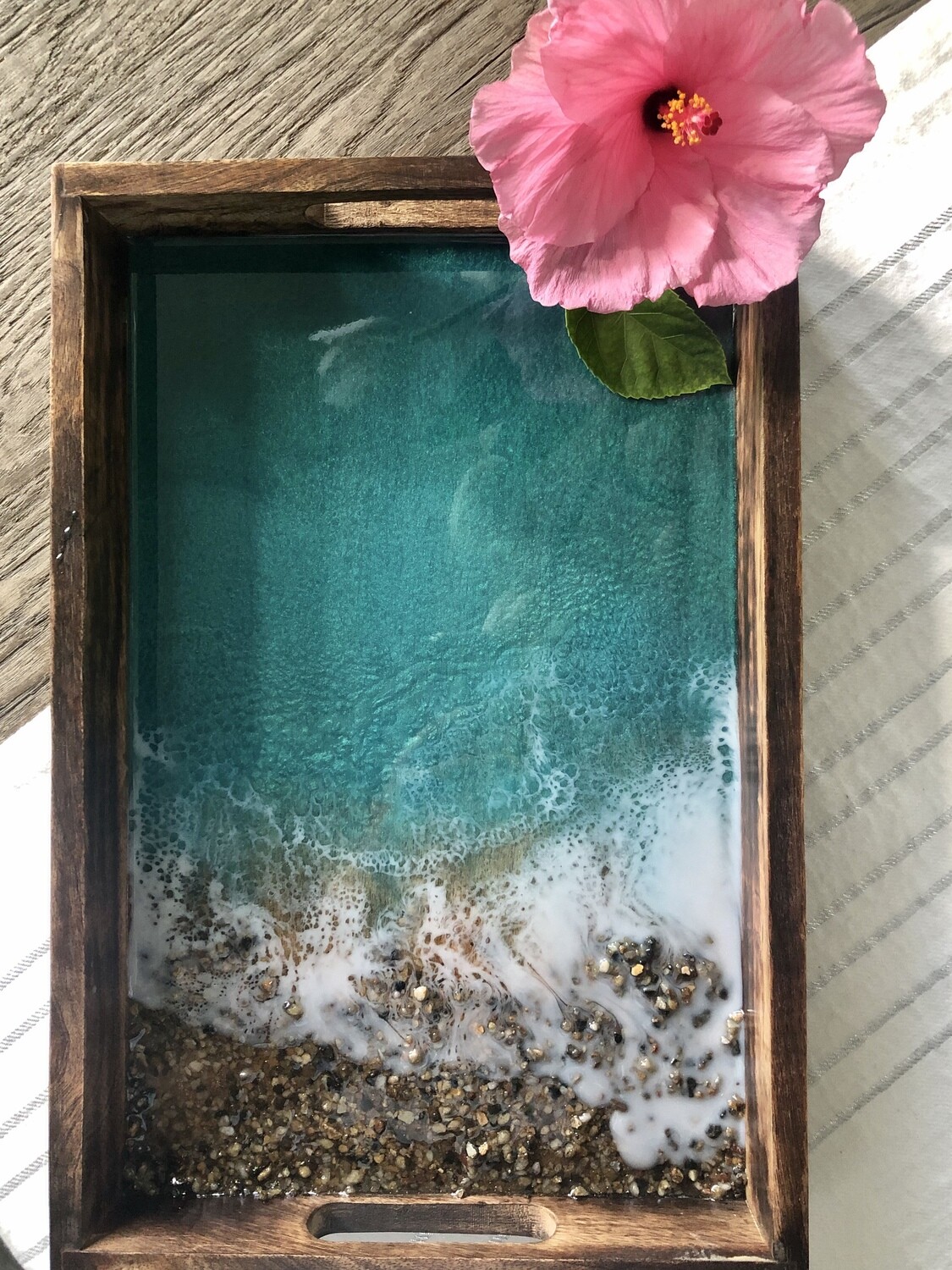 Rectangular Mango Wood Tray #7