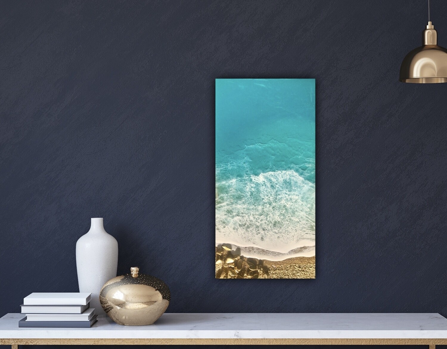 "Teal Waves - Daring"