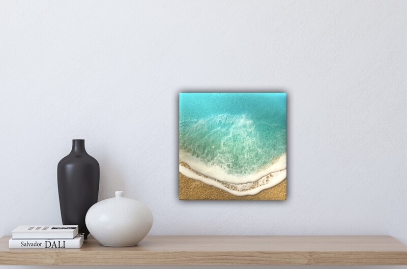 "Teal Waves" #6