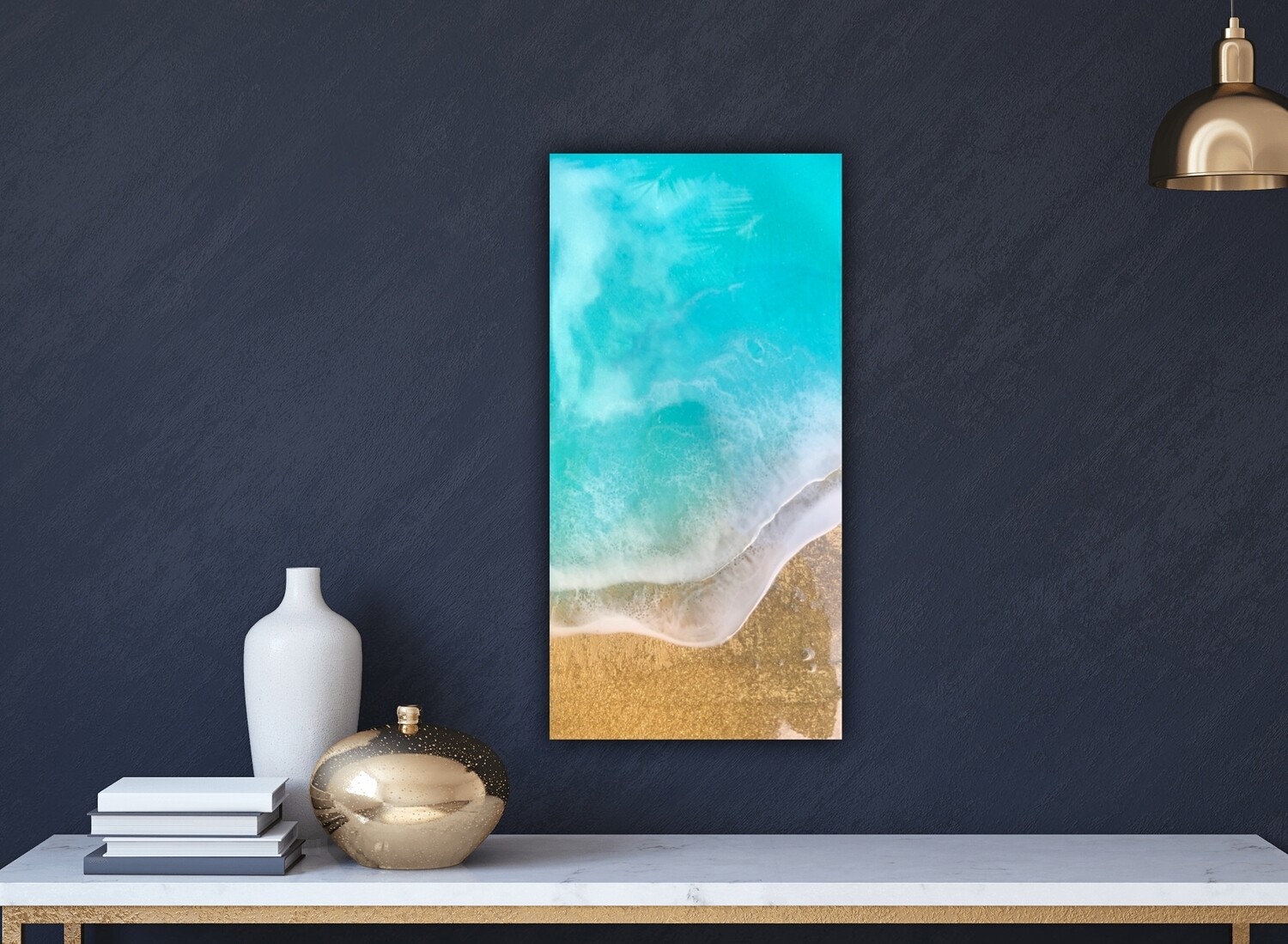 &quot;Teal Waves&quot; #5