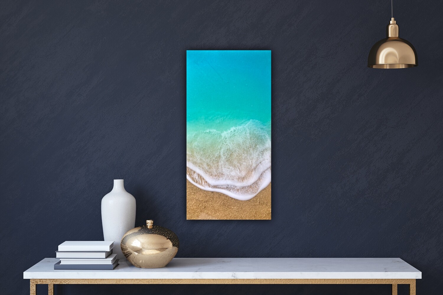 &quot;Teal Waves&quot; #7