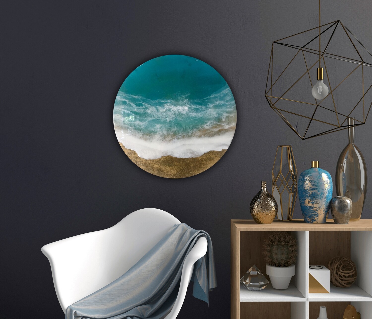 &quot;Teal Waves&quot;