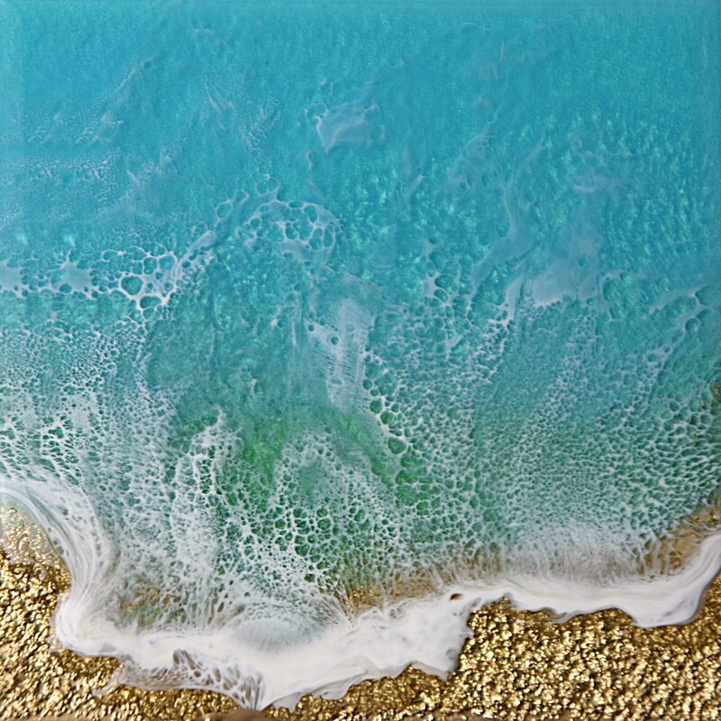 "Teal Waves" #18