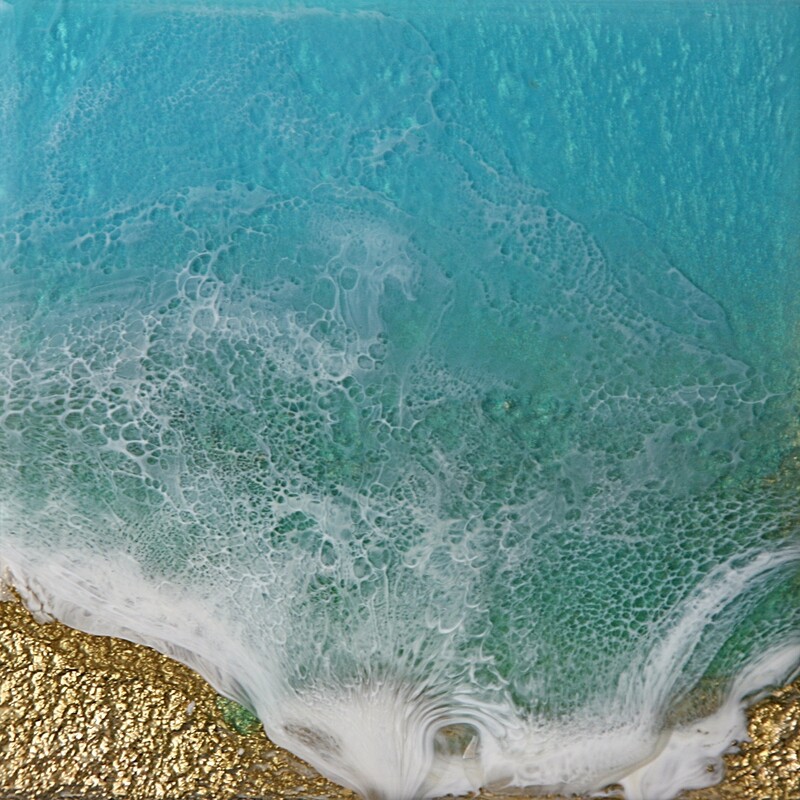"Teal Waves" #20