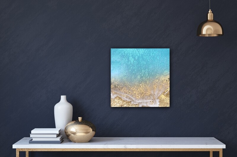 Teal Waves #25