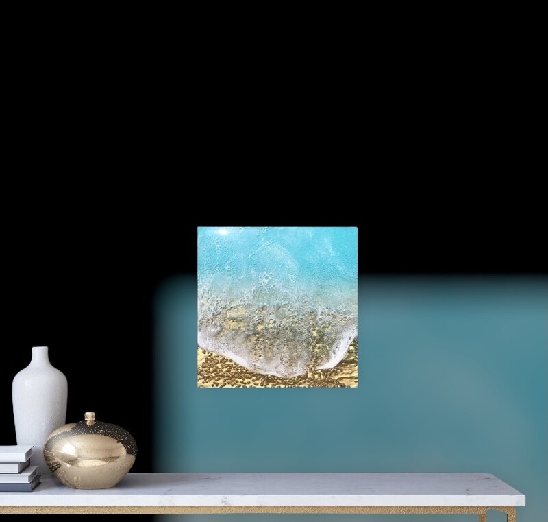"Teal Waves" #42